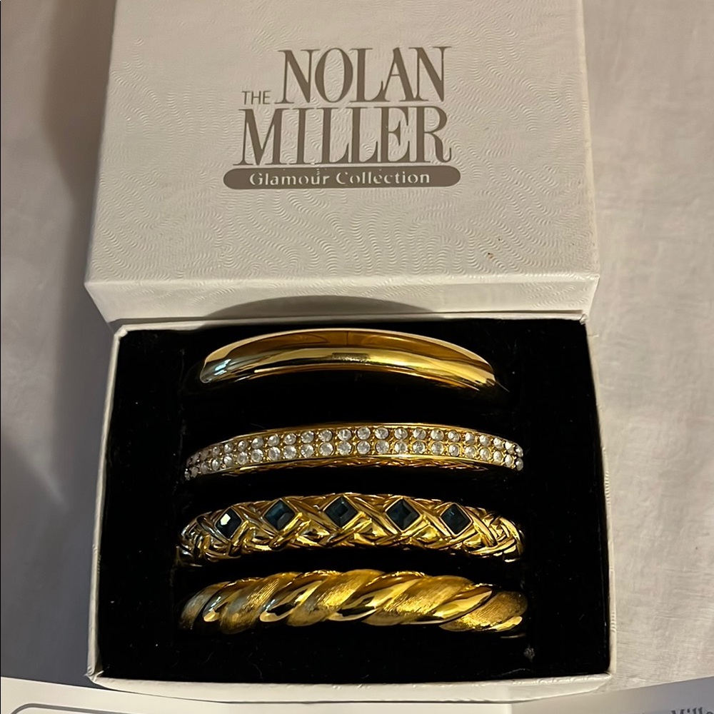 Nolan Miller Gold Interchangeable Bracelet Set